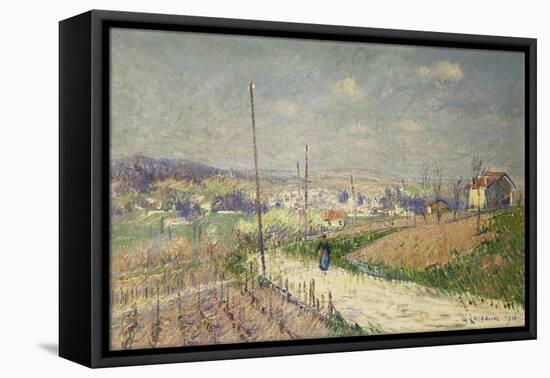 Spring in Ile De France; Printemps En Ile De France, 1916-Gustave Loiseau-Framed Stretched Canvas