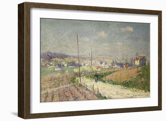 Spring in Ile De France; Printemps En Ile De France, 1916-Gustave Loiseau-Framed Giclee Print