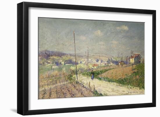 Spring in Ile De France; Printemps En Ile De France, 1916-Gustave Loiseau-Framed Giclee Print