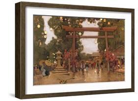 Spring in Japan-Sir Alfred East-Framed Giclee Print