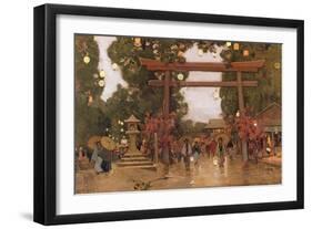 Spring in Japan-Sir Alfred East-Framed Giclee Print