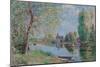 Spring in Moret-sur-Loing; Le printemps a Moret sur Loing, 1891-Alfred Sisley-Mounted Giclee Print