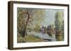 Spring in Moret-Sur-Loing-Alfred Sisley-Framed Giclee Print