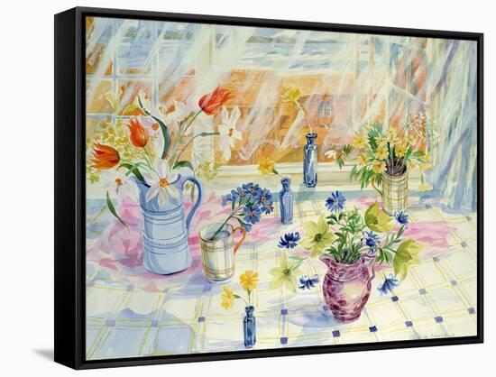 Spring in Norfolk-Elizabeth Jane Lloyd-Framed Stretched Canvas