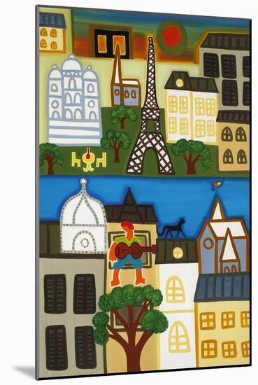 Spring in Paris-Cristina Rodriguez-Mounted Premium Giclee Print