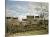 Spring in Pontoise, 1872-Camille Pissarro-Stretched Canvas