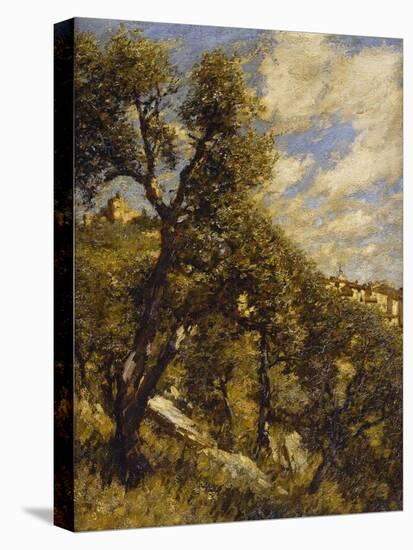Spring in Provence-Henry Herbert La Thangue-Stretched Canvas