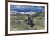 Spring in the Alps, 1897-Giovanni Segantini-Framed Giclee Print