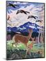 "Spring in the Meadow,"March 1, 1938-Paul Bransom-Mounted Giclee Print