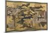 Spring in the Palace, Six-Fold Screen from 'The Tale of Genji', C.1650-Japanese-Mounted Giclee Print