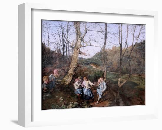 Spring In The Vienna Woods-Jean Louis Mazieres-Framed Art Print