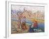 Spring in Treporti, by Umberto Moggioli (1886-1919). Italy, 20th Century-Umberto Moggioli-Framed Giclee Print