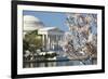 Spring in Washington DC - Cherry Blossom Festival at Jefferson Memorial-Orhan-Framed Photographic Print