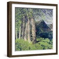 Spring in Worpswede, about 1900-Hans Am Ende-Framed Giclee Print