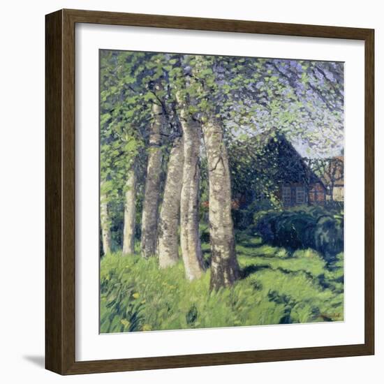 Spring in Worpswede, about 1900-Hans Am Ende-Framed Giclee Print
