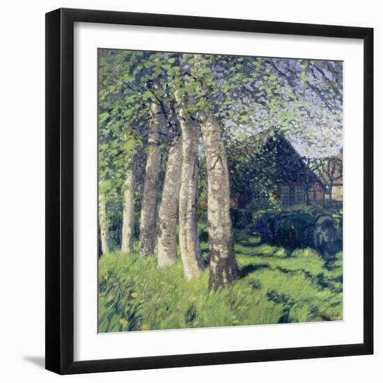 Spring in Worpswede, about 1900-Hans Am Ende-Framed Giclee Print