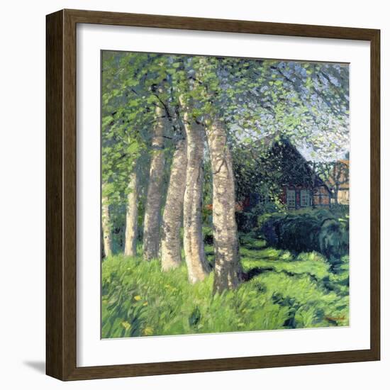 Spring in Worpswede-Hans Am Ende-Framed Giclee Print