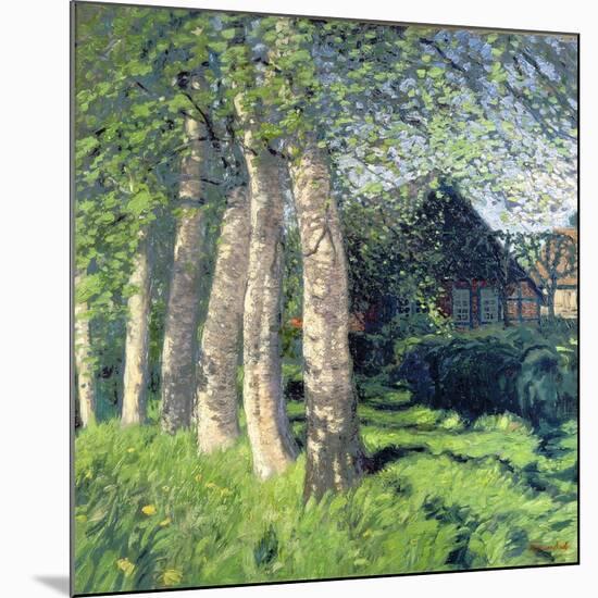 Spring in Worpswede-Hans Am Ende-Mounted Giclee Print