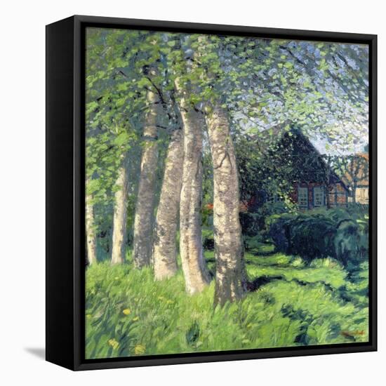 Spring in Worpswede-Hans Am Ende-Framed Stretched Canvas