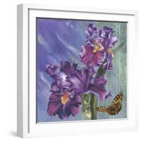 Spring Iris Garden-Bill Jackson-Framed Giclee Print