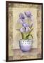 Spring Iris-Abby White-Framed Art Print