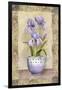 Spring Iris-Abby White-Framed Art Print