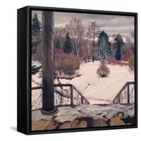 Spring Is Coming-Sergei Arsenyevich Vinogradov-Framed Stretched Canvas