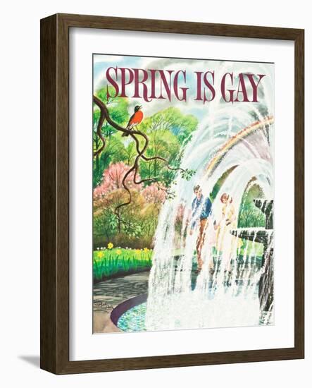 Spring Is Gay-Rod Ruth-Framed Art Print