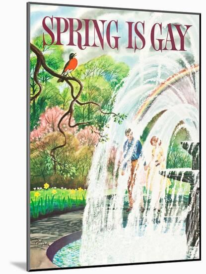 Spring Is Gay-Rod Ruth-Mounted Art Print