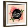 Spring is in the Air - Flowers Quote-ONiONAstudio-Framed Art Print