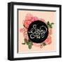 Spring is in the Air - Flowers Quote-ONiONAstudio-Framed Art Print