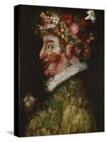 Spring (La Primaver)-Giuseppe Arcimboldo-Stretched Canvas