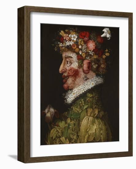 Spring (La Primaver)-Giuseppe Arcimboldo-Framed Giclee Print