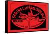 Spring Lake Rollerdome Roller Club-null-Framed Stretched Canvas