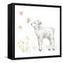 Spring Lamb IV-Katrina Pete-Framed Stretched Canvas