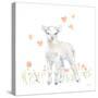 Spring Lambs II-Katrina Pete-Stretched Canvas