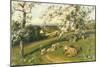 Spring Lambs-Arthur Walker Redgate-Mounted Giclee Print