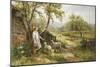 Spring Lambs-Ernest Walbourn-Mounted Premium Giclee Print