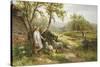 Spring Lambs-Ernest Walbourn-Stretched Canvas