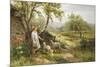 Spring Lambs-Ernest Walbourn-Mounted Giclee Print