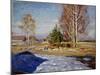 Spring Landscape, 1915-Sergei Arsenyevich Vinogradov-Mounted Giclee Print