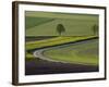 Spring Landscape by the Hochfels, Sure River Valley, Luxembourg-Walter Bibikow-Framed Photographic Print