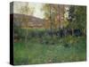 Spring Landscape, Giverny, 1887-Willard Leroy Metcalf-Stretched Canvas