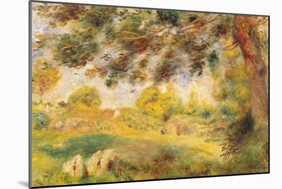 Spring Landscape-Pierre-Auguste Renoir-Mounted Giclee Print