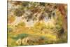 Spring Landscape-Pierre-Auguste Renoir-Stretched Canvas