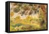 Spring Landscape-Pierre-Auguste Renoir-Framed Stretched Canvas