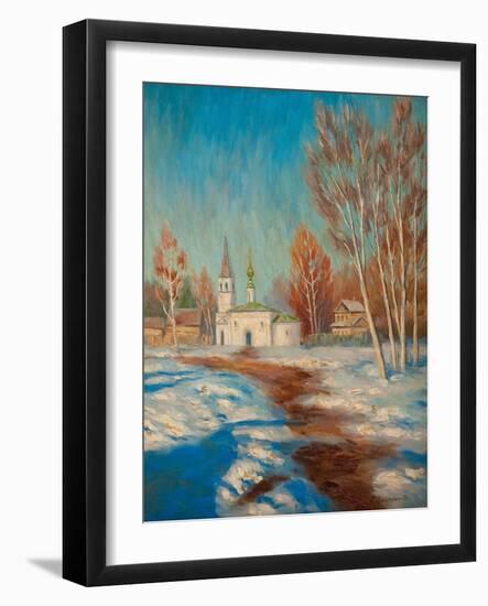 Spring Landscape-Sergei Arsenyevich Vinogradov-Framed Giclee Print