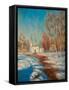 Spring Landscape-Sergei Arsenyevich Vinogradov-Framed Stretched Canvas