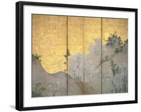 Spring Landscape-Linkoku-Framed Giclee Print