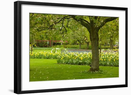 Spring Lawn in Garden-neirfy-Framed Photographic Print